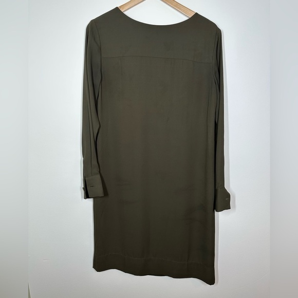 ARITZIA Babaton Long Sleeve Fairman Dress Tuscan Olive Small - Picture 2 of 8